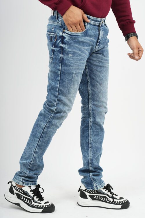 Men Slim Fit Blue Denim Jeans