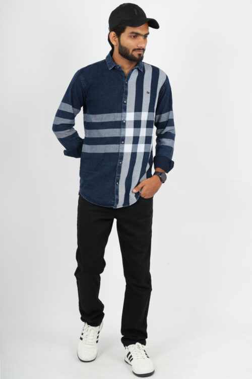 Checked Slim Fit Casual Shirt